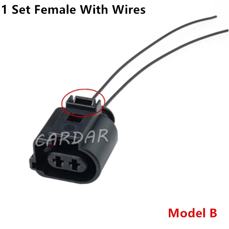 2 Pin 1J0973722A 1J0973822A Car Wiring Connector 2-1355339-2 2-1355200-2 Auto Accessories Automobile Waterproof Socket