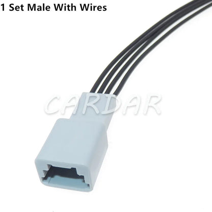 4 Pin 1473672-2 Automotive Warning Light Wiring Terminal Connector Hazard Light Double Flash Lamp Socket For Toyota Prado