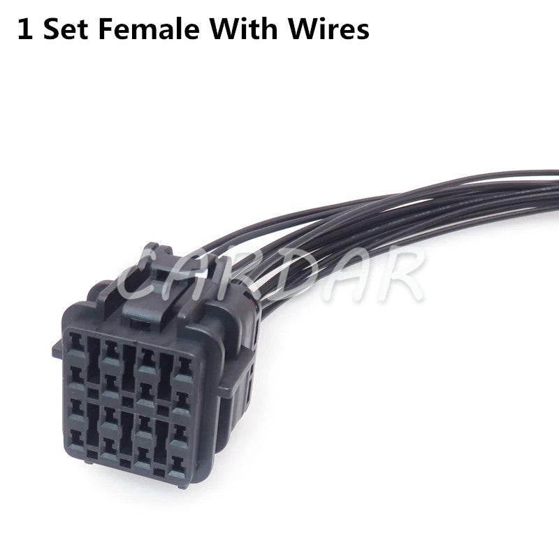 16 Pin KET 7123-7564-30 7222-7564-40 Automotive Connector Auto Wiring Harness Socket For Car Radar
