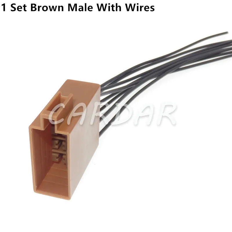 8 Pin 962189-1 962191-1 Automotive CD Wire Plugs Car Radio Speaker Plug Audio ISO Cable Socket For VW