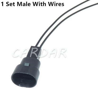 2 Pin 12162197 TPS Automotive Connector Waterproof Water Tank Plug Water Level Sensor Socket For Foton Daimler