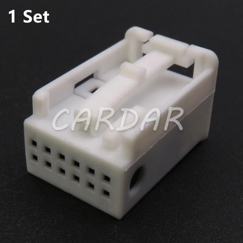 12 Pin 0.7 Series 0-1394048-1 3B7035447 2-1355524-3 Auto Back View Image Bluetooth Unsealed Wiring Socket For VW Audi