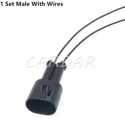 2 Pin 6N0 927 997 / 357 973 202 Automotive Connector ABS Sensor Plug For VW Audi