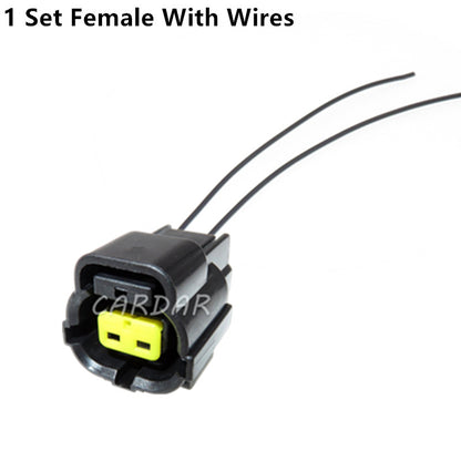 2 Pin 174354-2 174352-2 Auto Waterproof Connector Intake Air Temp IAT Sensor Harness Plug Solenoid Valve Plug