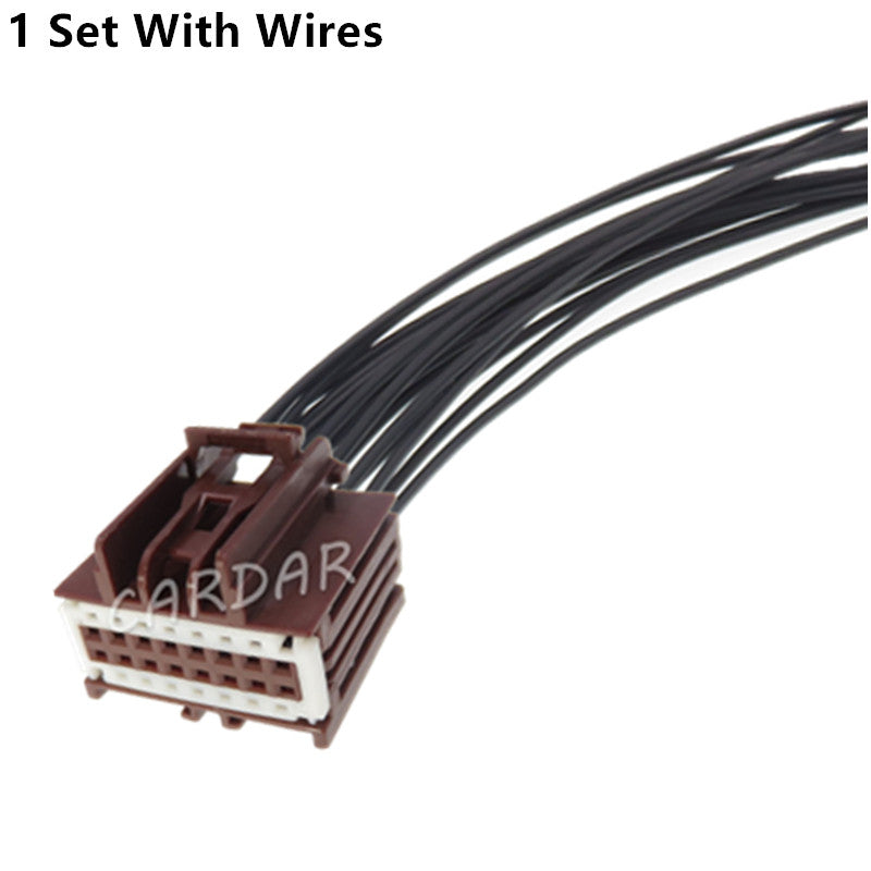 16 Pin Auto Anti-glare Inner Rearview Mirror Wire Cable Unsealed Socket Car Connector Accessories 7283-9078-80