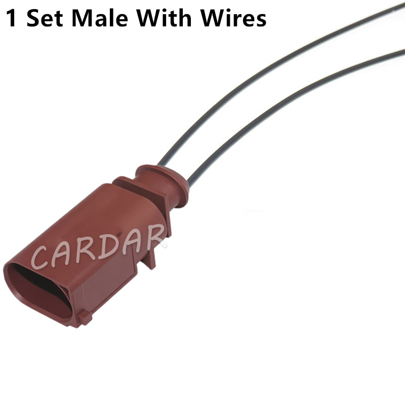 2 Pin 1717693 1717692-3 1J0 973 722 A Waterproof Automotive Connector Electrical Sealed Socket For VW