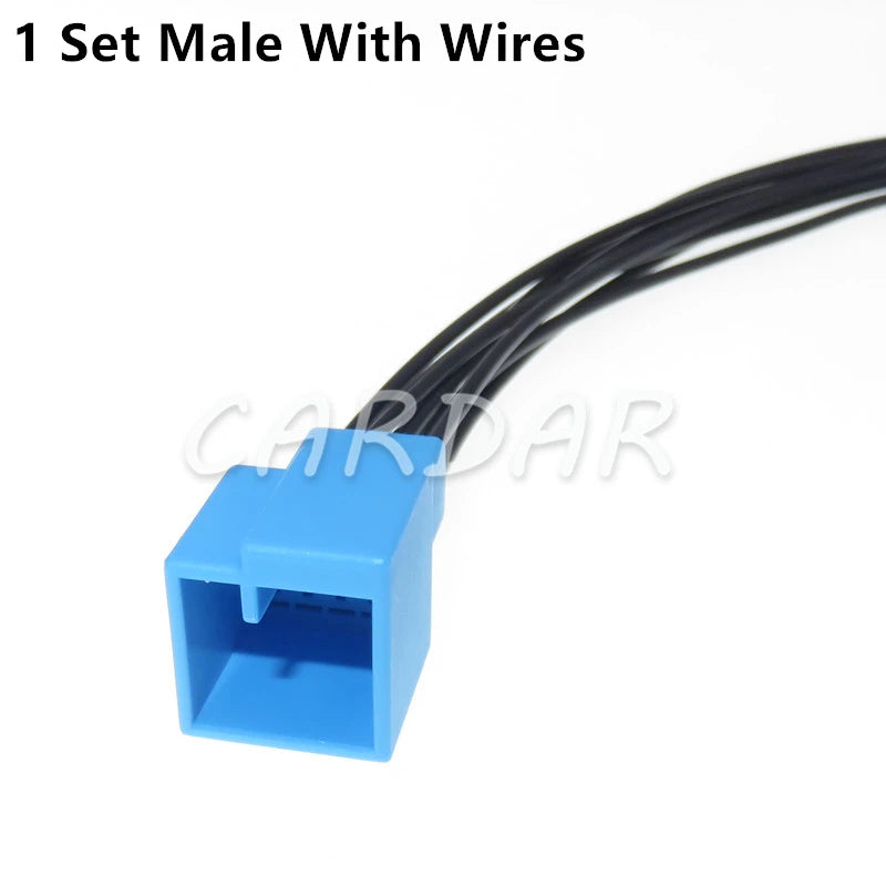 8 Pin 0.6 Series 3-1670459-1 Auto Rearview Mirror Wire Nondestructive Connector Male Female Docking Socket