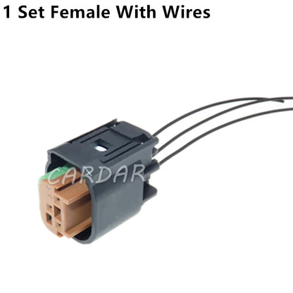 3 Pin 0.6 Series 5-967642-1 Auto Electric Wire Cable Waterproof Connector Brown Sealed Socket