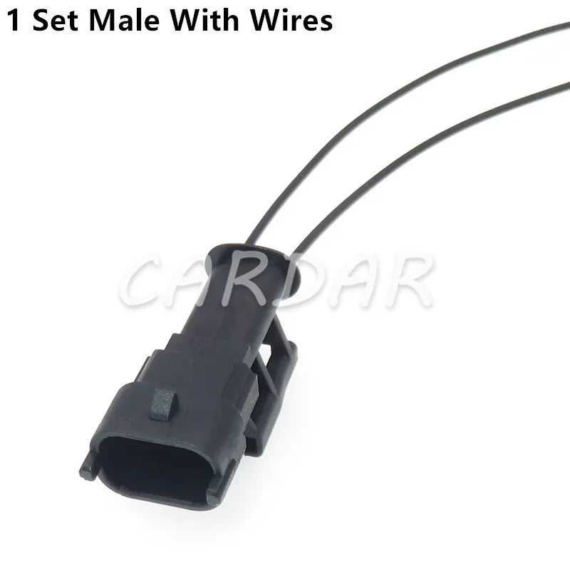 2 Pin 936059-1 Electronic Diesel Common Rail Injector Crankshaft Sensor Plug For Bosch