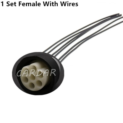6 Pin Round Wire Connector Car Auto Waterproof Electrical Cable Sockets