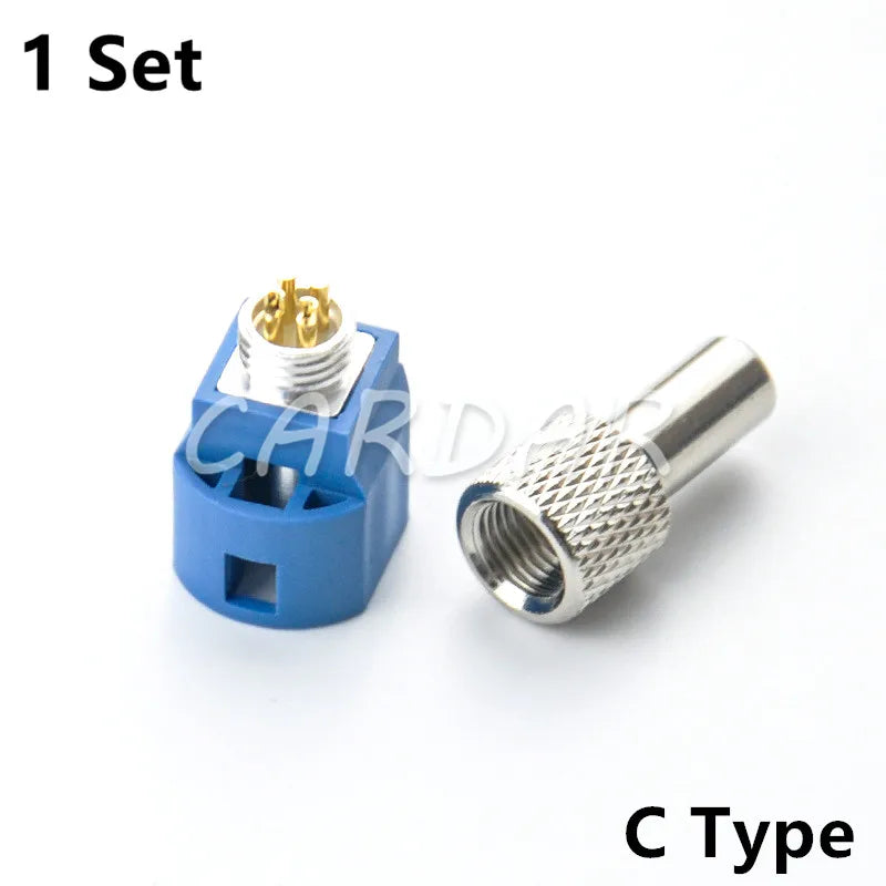 4 Pin Camera Connectors Automotive Audio Socket Universal Auto Fakra Connector