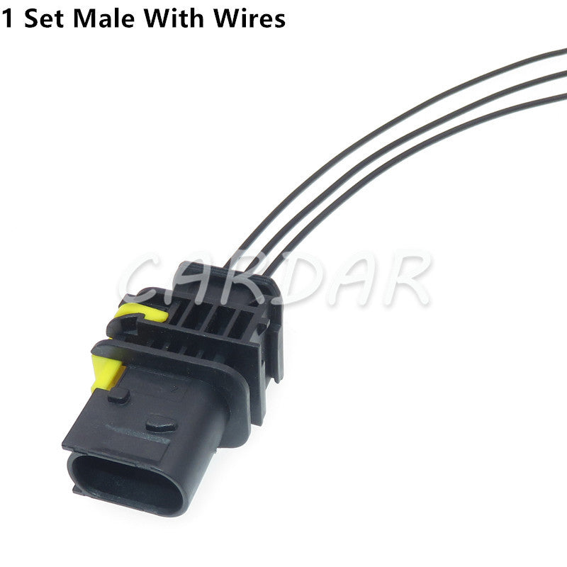 3 Pin 1-1418448-1 1-1670730-1 Waterproof Female Plugs Auto Car Connector For Benz BMW