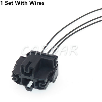 3 Pin Auto H4 Headlights Lamp Holder Wire Socket Near-far Light Bulb Cable Connector