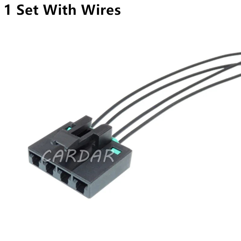 4 Pin 4.8 Series Auto Unsealed Socket 12052856 15324456 Black Car Wiring Terminal Connector