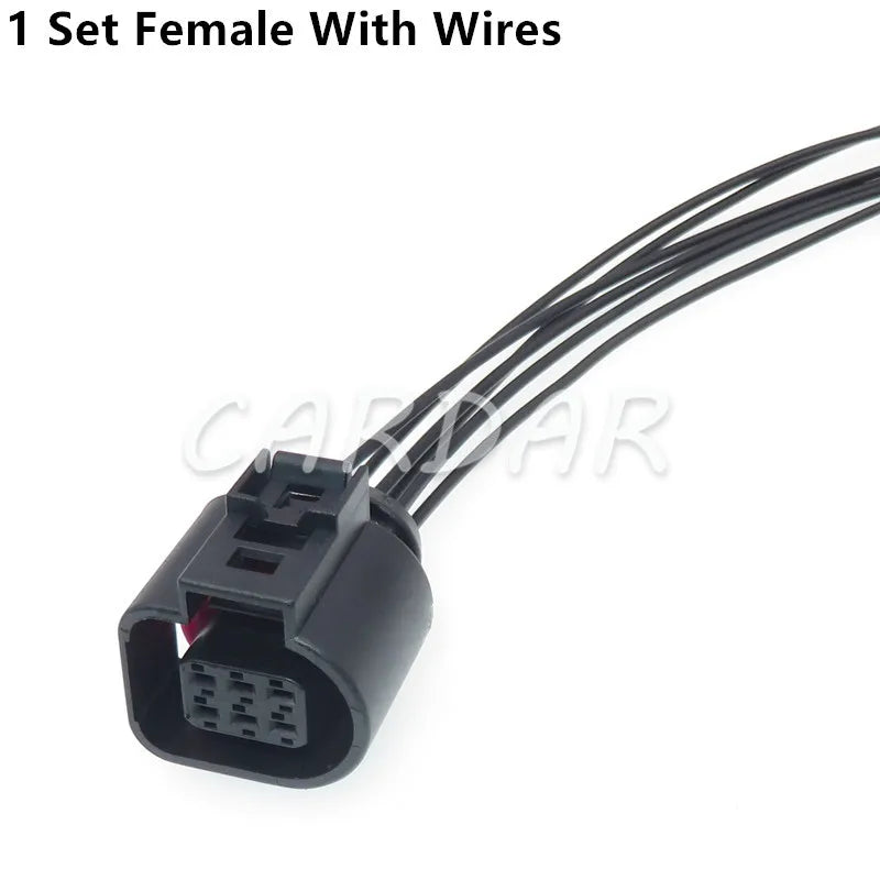 6 Pin 5N1973206 5N1 973 206 1-1241061-1 3B0973813 Car Throttle Valve Wire Socket For VW Audi Bora Magotan CC A4L A6L A3 A5