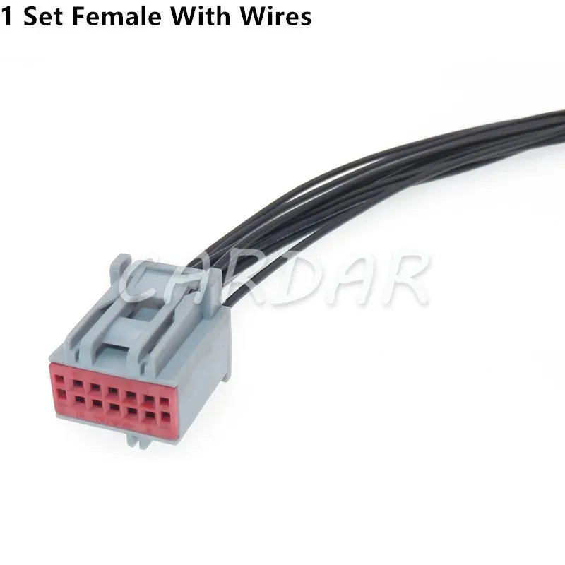 10 Pin Automotive Rearview Mirror Electric Wire Socket Male Female Unsealed Connector 30968-1100 30700-1100