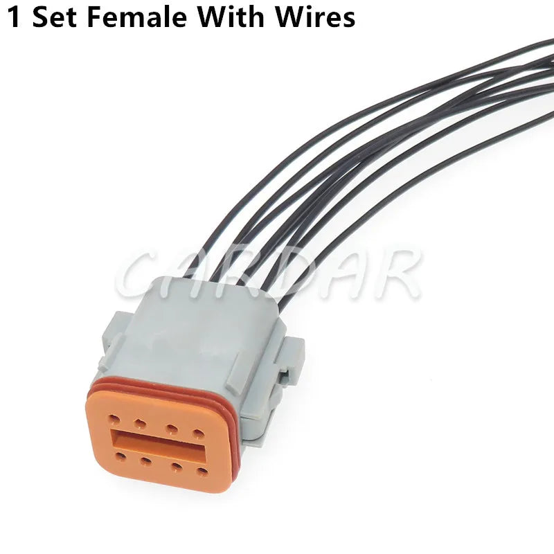 8 Pin Deutsch DT06-8S DT04-8P DT04-8P-L012 DT Series Automotive Connector Waterproof Electrical Wire Socket