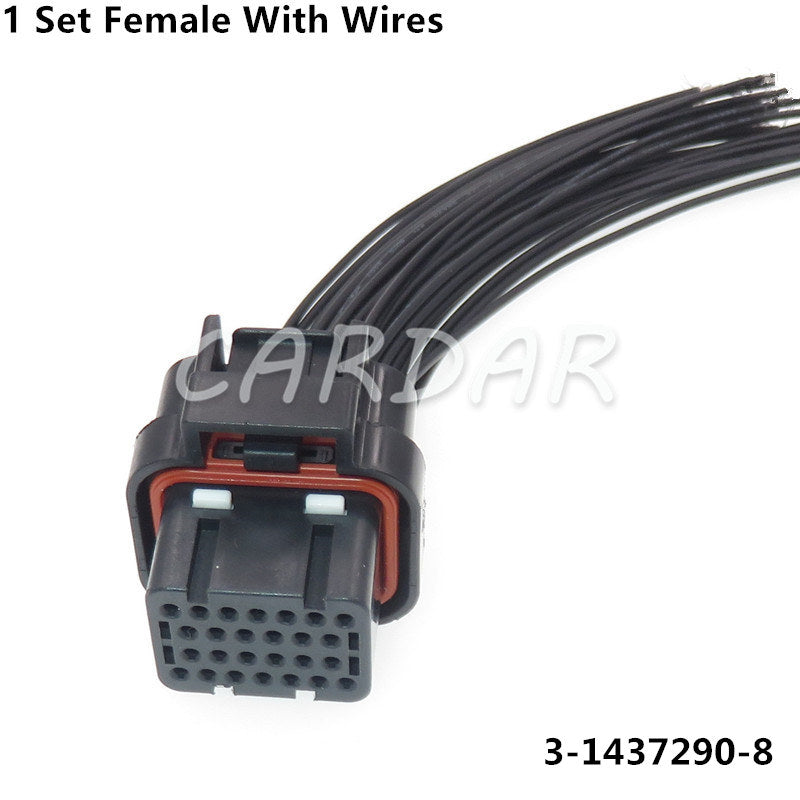 26 Pin 1473416-1 1473416-2 3-1437290-7 3-1437290-8 Auto ECU Connector 6437288-6 Car Computer Socket Waterproof Sealed Plug