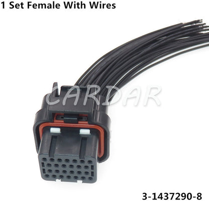 26 Pin 1473416-1 1473416-2 3-1437290-7 3-1437290-8 Auto ECU Connector 6437288-6 Car Computer Socket Waterproof Sealed Plug