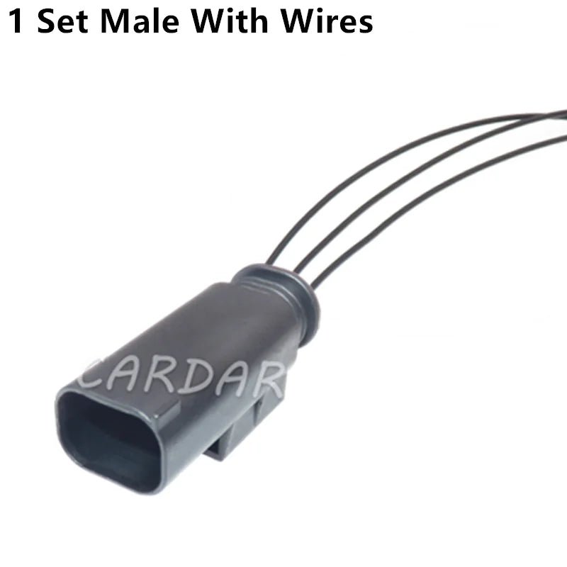 3 Pin 0.6 Series 5-967642-1 Auto Electric Wire Cable Waterproof Connector Brown Sealed Socket