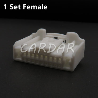 20 Pin 1674646-1 Car CD DVD Player Wire Plug Automotive Navigation Modification Cable Socket For Nissan