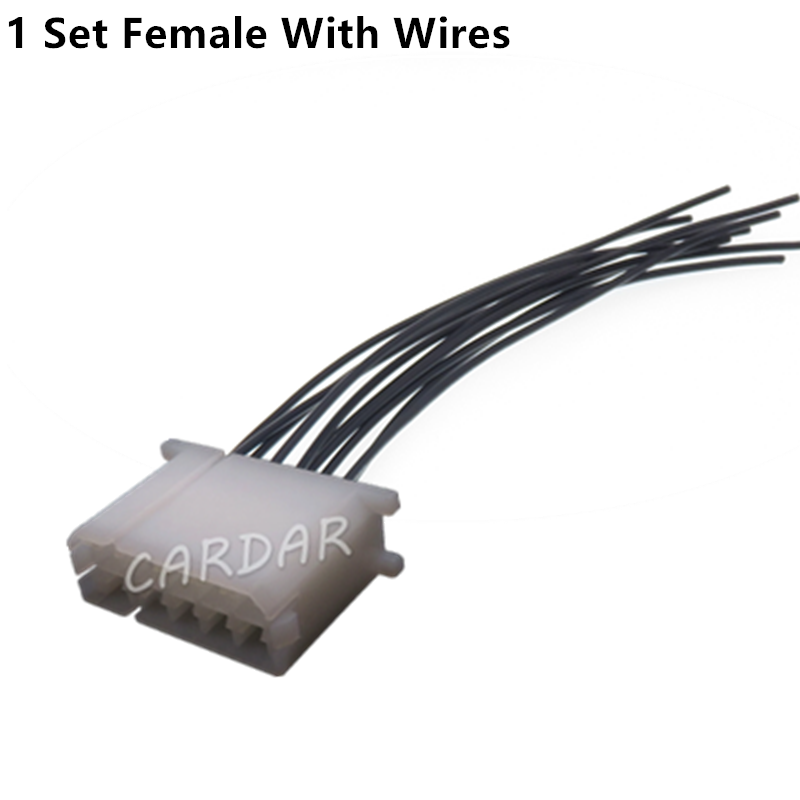 10 Pin 2.3 Series Automotive Wiring Harness Plastic Housing Unsealed Male and Female Socket With Terminal