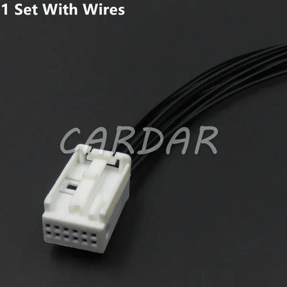 12 Pin 0.7 Series 0-1394048-1 3B7035447 2-1355524-3 Auto Back View Image Bluetooth Unsealed Wiring Socket For VW Audi