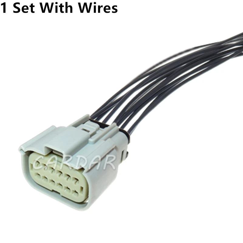12 Pin 33472-1202 1 Series Grey Automotive Cable Harness Plastic Housing Unsealed Connector Auto Wire Socket