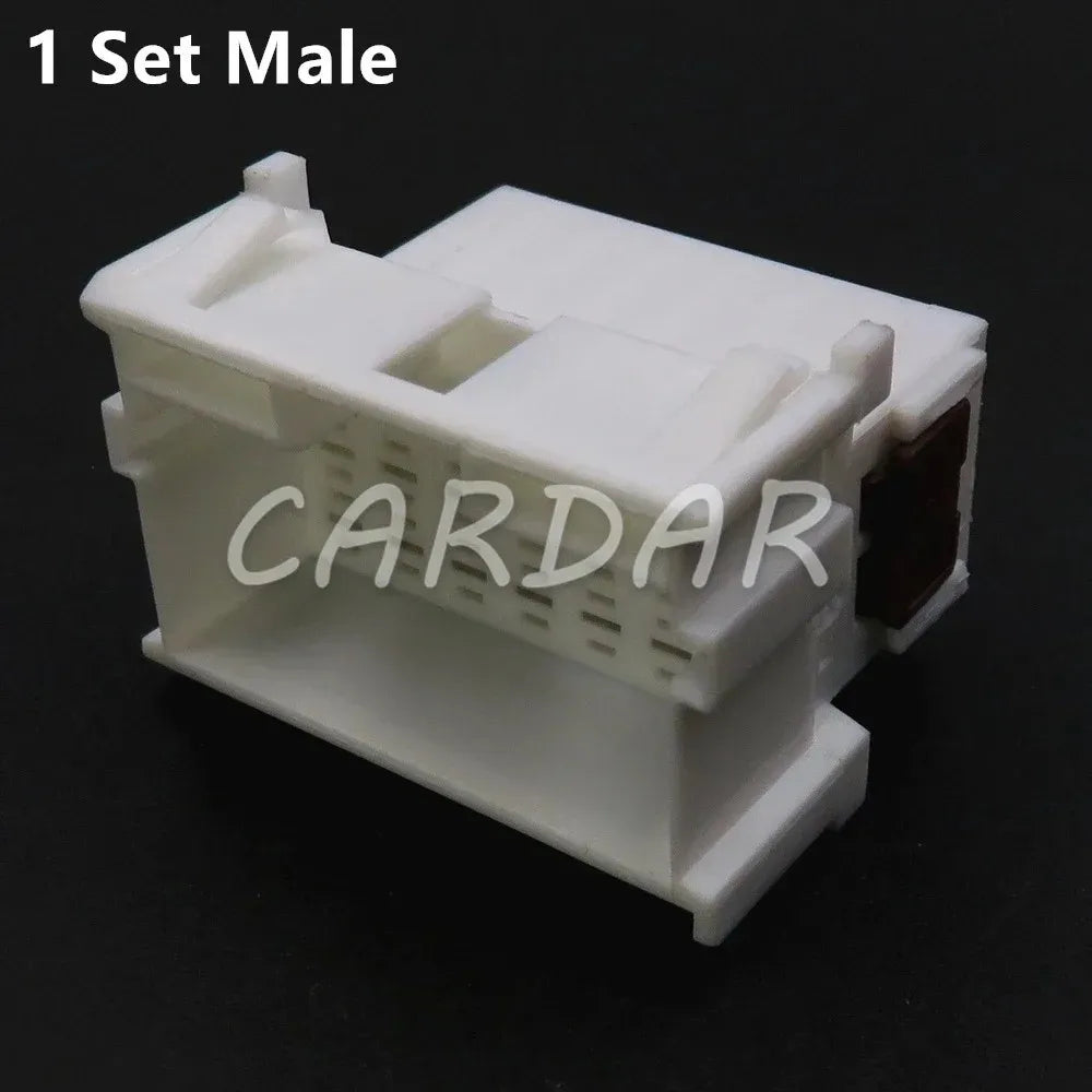 21 Pin White Automobile Electric Wiring Connector Car Male Female Unsealed Socket 967635-1 2-967630-1 7-968975-1