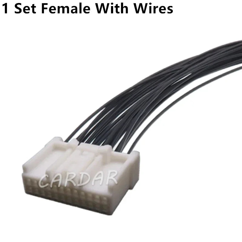 24 Pin Car Unsealed Adapter 6098-4594 6098-4588 Automobile Wire Connector Auto Plastic Housing Wiring Socket