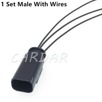 3 Pin 968401-1 Automobile Air Conditioning Pressure Switch Cold Air Sensor Cable Socket 1J0972483 2-967642-1
