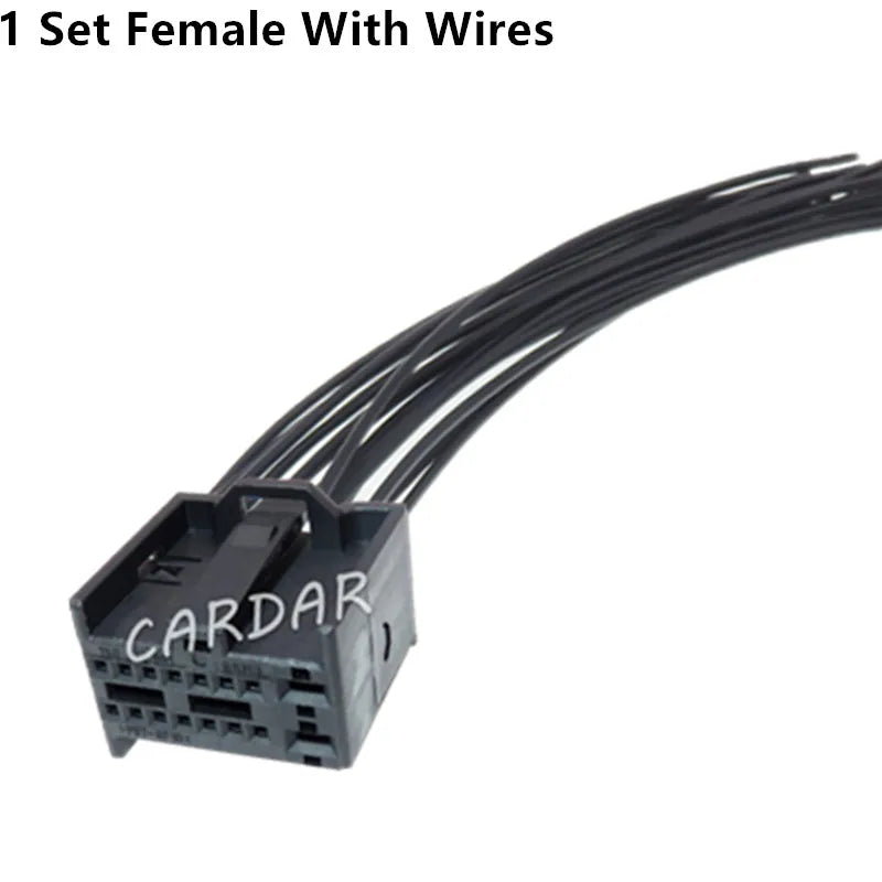 16 Pin Car Door Control Wire Plug Auto Window Lifter Motor Cable Socket Automobile Electrical Connector 1K0 972 961