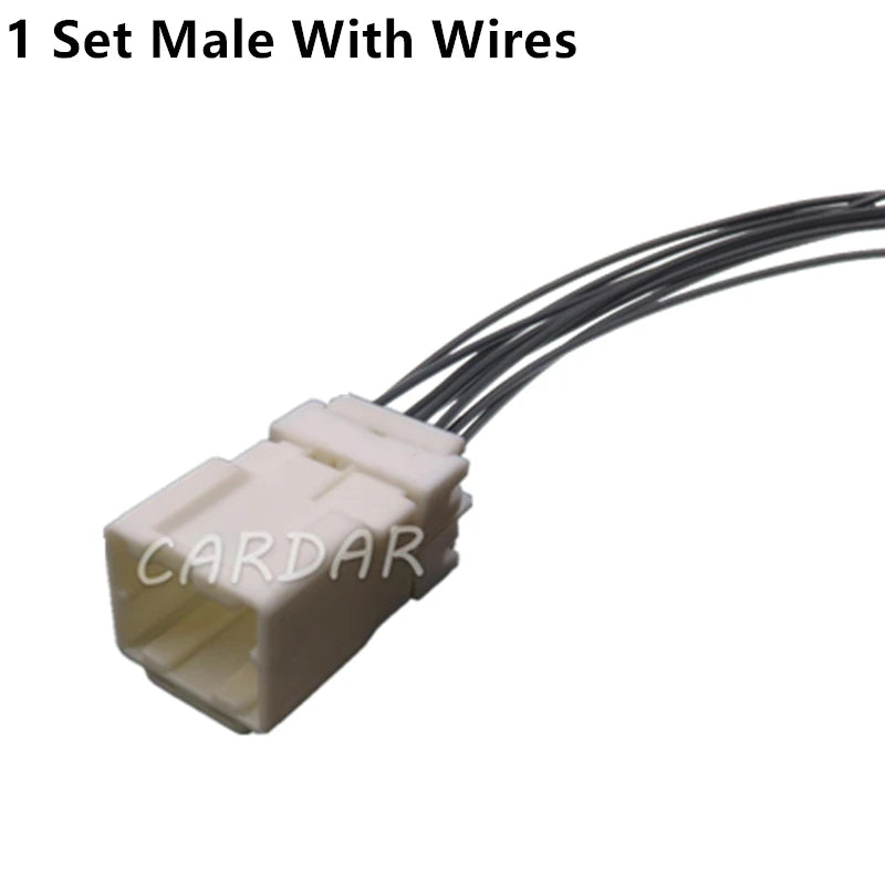 8 Pin 1.2 Series 7283-5985 Automobile Male Female Docking Wire Connector Unsealed Socket With Terminal