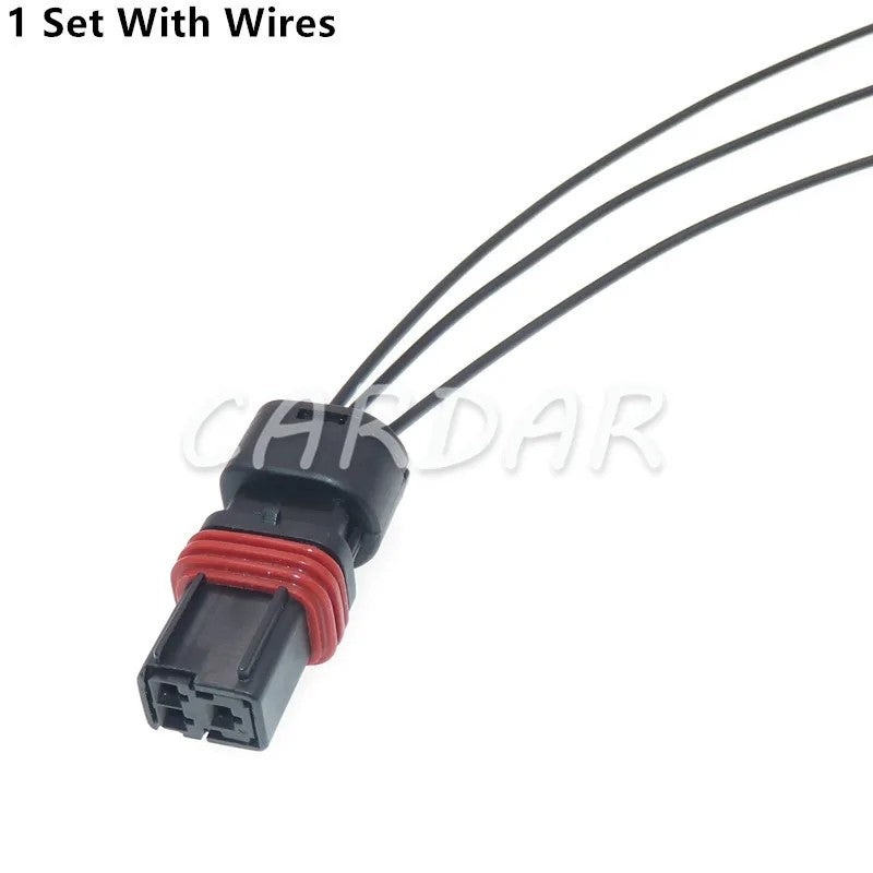 3 Pin Wiring Waterproof Electrical Connector Giexceed Automobile Socket With Metal Pins