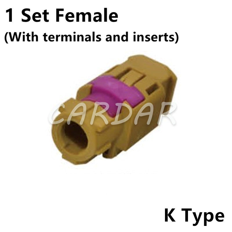 LVDS 4 Pin Connector Female Automotive Socket Universal Auto Modification Plug