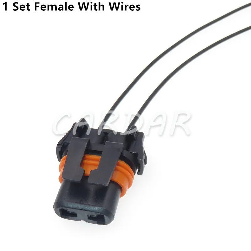2 Pin 12059181 DJ9005 9005 Headlight HID Wire Socket Square Light Fog Lamp Connector For Cars Auto Toyota