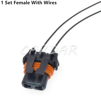 2 Pin 12059181 DJ9005 9005 Headlight HID Wire Socket Square Light Fog Lamp Connector For Cars Auto Toyota