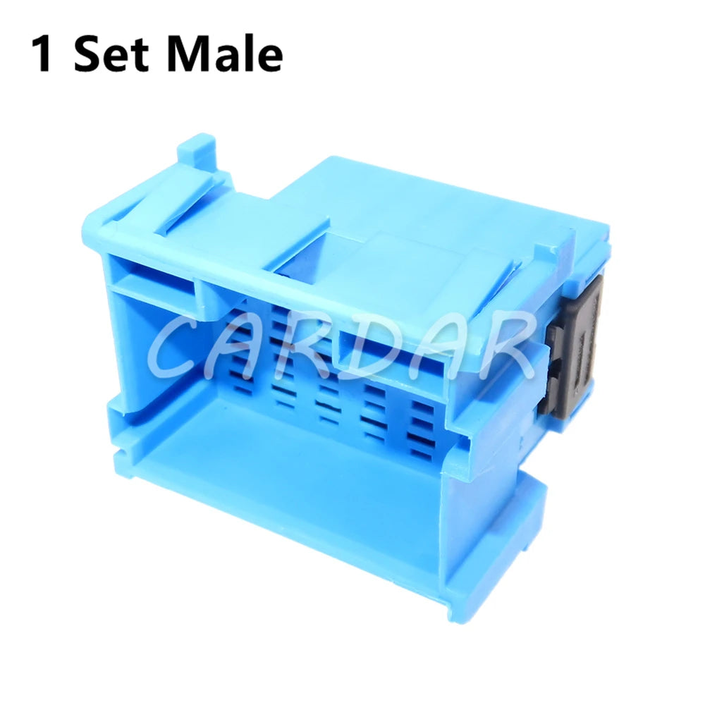 18 Pin Blue Car Wire Harness Plastic Housing Socket Auto Adapter Male Female Unsealed Connector 1-967629-5 1-967624-5