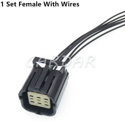 6 Pin 1.8 Series Automobile Wire Harness Male Female Docking Waterproof Socket 344265-1 344267-1