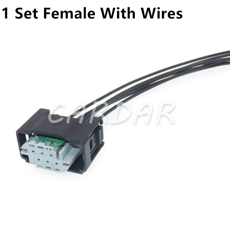 6 Pin 1-967616-1 1-967587-3 Miniature Automotive Throttle Sensor Electric Wire Plastic Housing Waterproof Socket