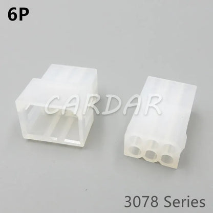 2P 3P 4P 6P 9P 12P Electrical Connector 3078 Series Plug Kits Female Male Socket With Pins For Auto Motorcycle Motorbike