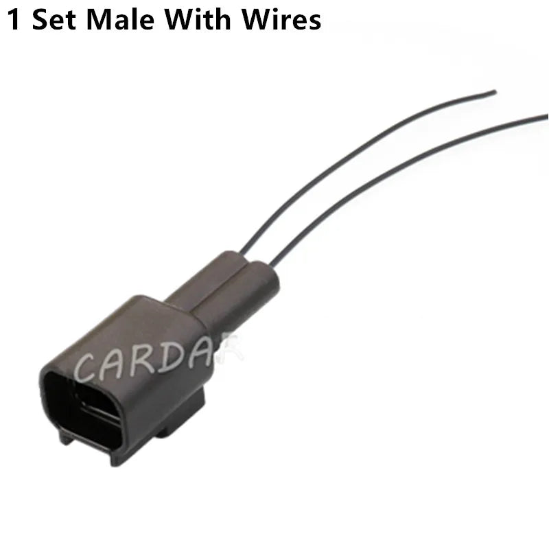 2 Pin 1.8 Series 184016-1 Automotive Wire Cable Harness Waterproof Socket With Terminal And Rubber Seals