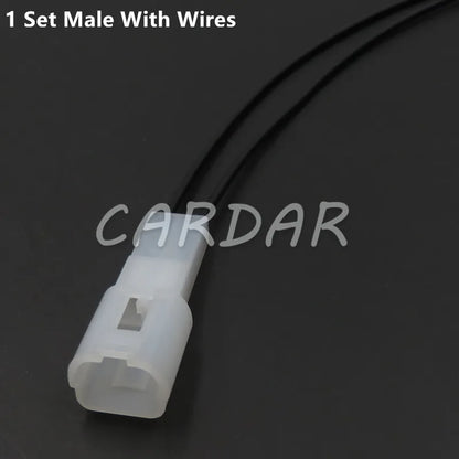 2 Pin 7123-1520 7122-1520 Male Female Docking Connector MG620074 Car Tweeter Audio Wire Cable Socket