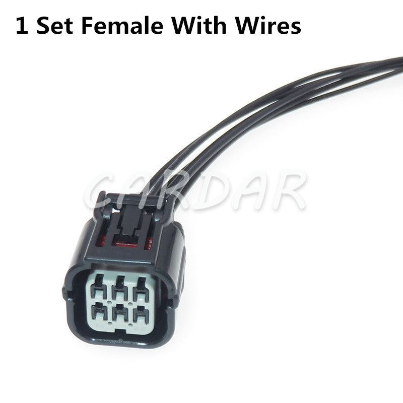 6 Pin 6188-4908 6189-7040 HV 040 AFR Sensor Plug Waterproof Automotive Electric Socket For Honda Acura Air Fuel Ratio