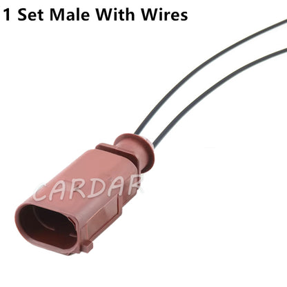 2 Pin 1.5mm 6X0973802A 1j0973702A Auto Temperature Sensor Plug Waterproof Electrical Socket