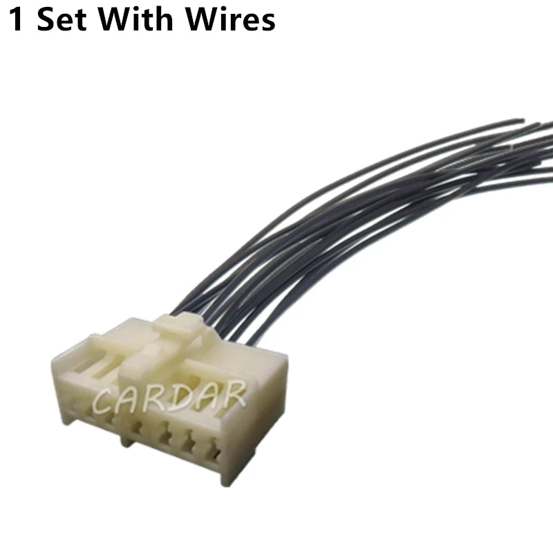 13 Pin 1 Series White Automobile Unsealed Plug Car Plastic Housing Electrical Socket Auto Wiring Connector