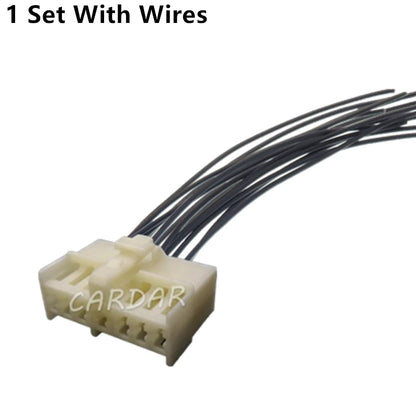 13 Pin 1 Series White Automobile Unsealed Plug Car Plastic Housing Electrical Socket Auto Wiring Connector