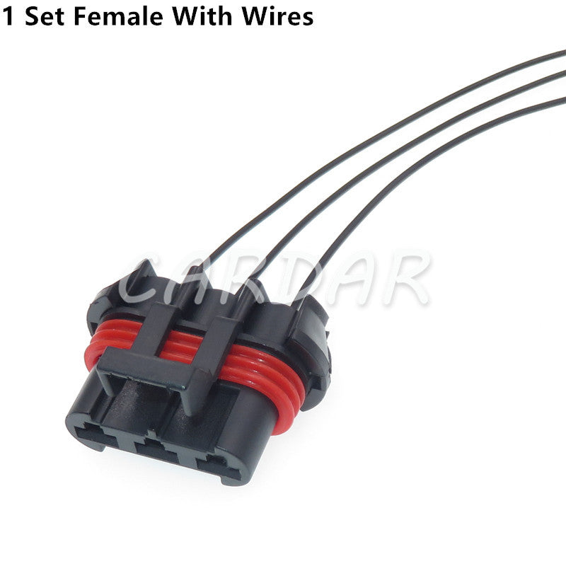 3 Pin 12124685 15358681 Waterproof Automotive Cooler Fan Socket Auto Connector For BUICK Haval H3