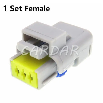 3 Pin 1.5 Series 211PC032S8049 Grey Automobile FCI Wiring Socket Plastic Housing Electric Cable Connector
