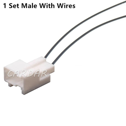 2 Pin 7122-6329 7123-6329 6.3mm Automotive Wiring Electronic Connector Socket With Terminal